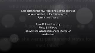 Arham Purushakar Meditation Paramanand Stotra