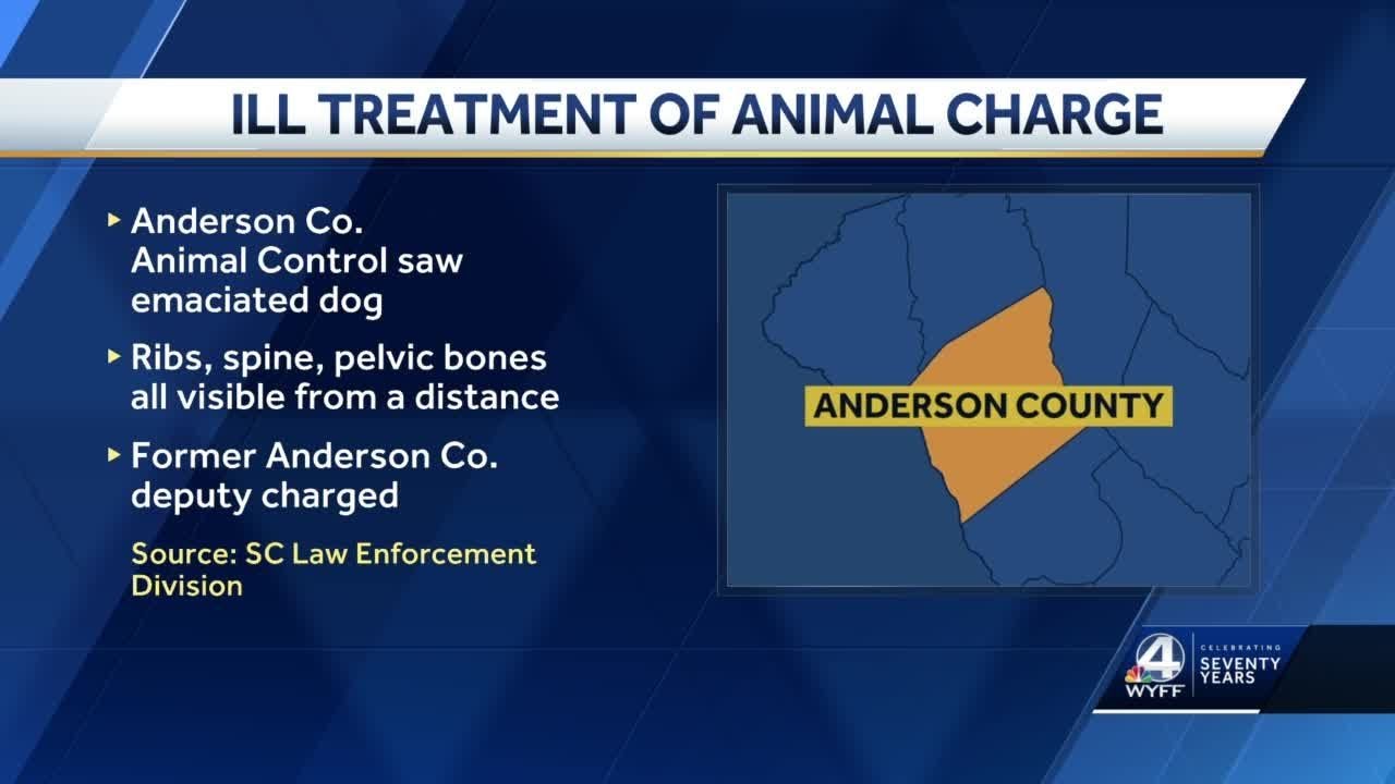 Former Anderson County deputy arrested after dog found 'severely