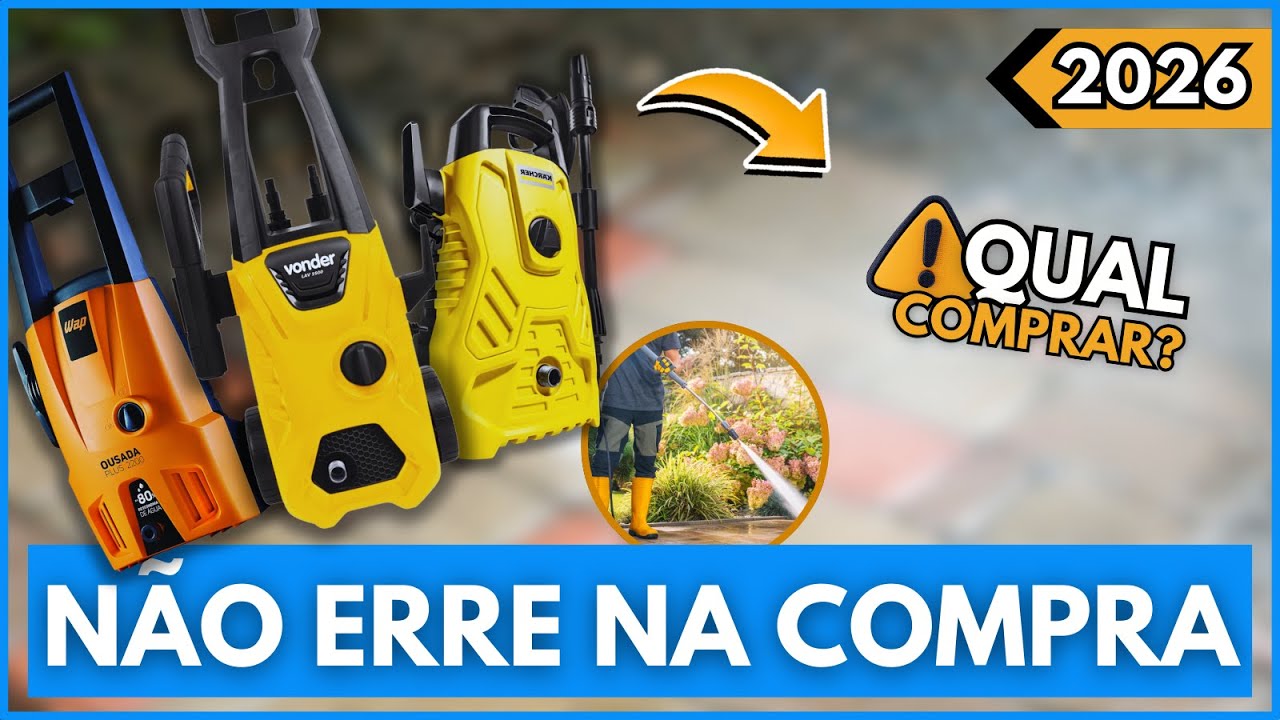 Top 3 Melhores Melhores Lavadoras de Alta Pressão Até R$500,00