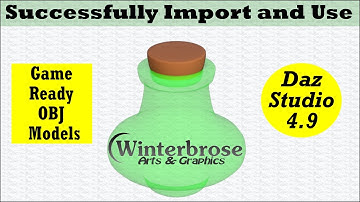 Using Game Ready OBJ Models in Daz Studio 4.9