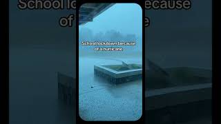 When A Hurricane Is Near A School