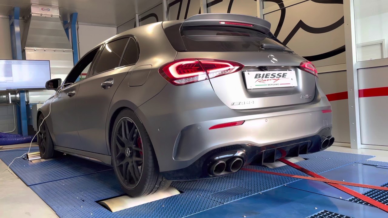Mercedes A45s AMG sound Akrapovic Exhaust! - YouTube
