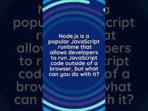 How Node JS Is Used - Guide to Beginners #shorts