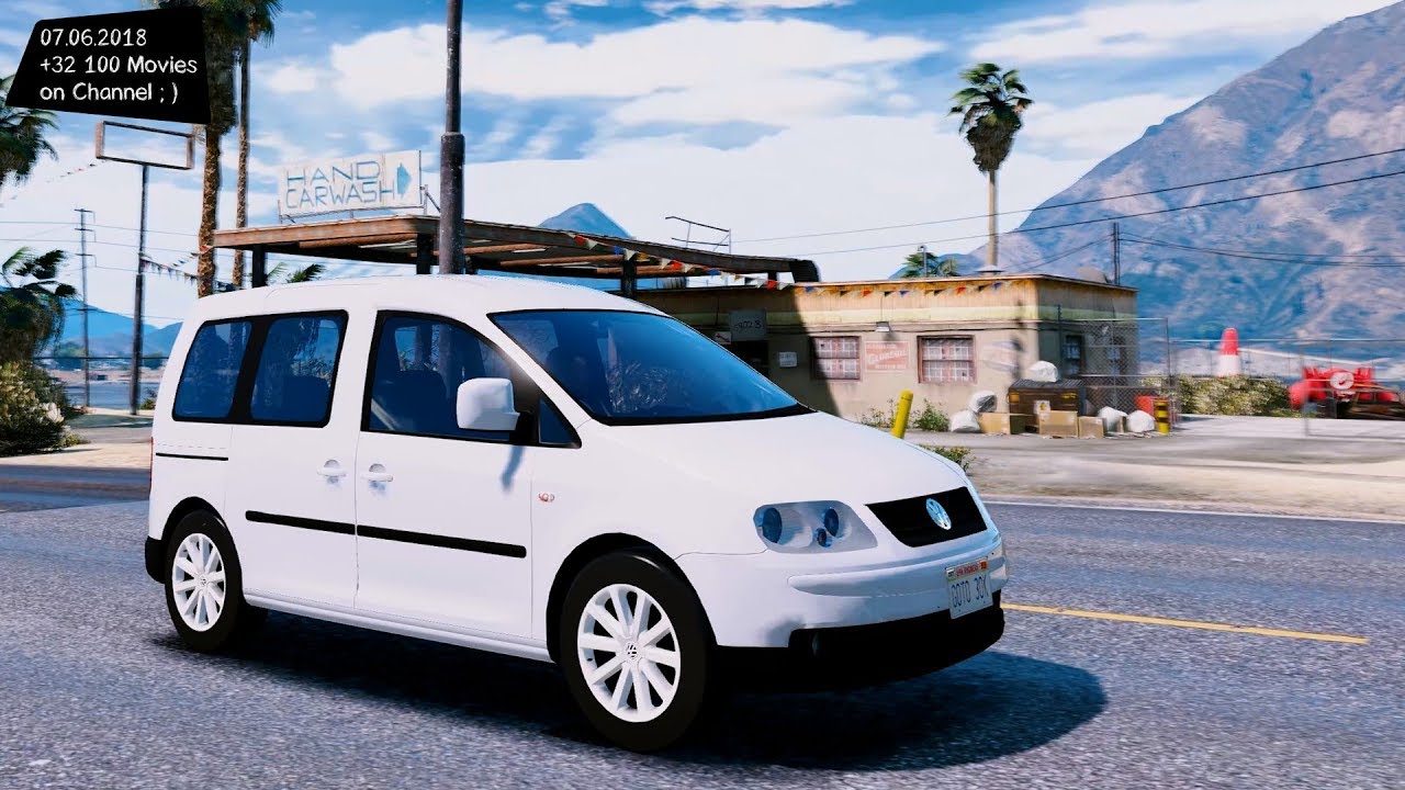 Volkswagen Caddy Test Drive GTA V _REVIEW YouTube
