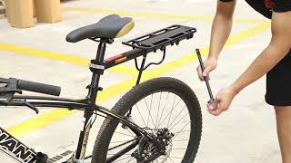West Biking Bicycle Cargo Rack'S New Installation Video-YP0712001