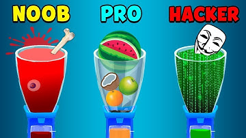 NOOB vs PRO vs HACKER l Blend It 3D