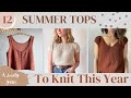 12 summer tops i would love to knit this summer tanks tees and a cardigan