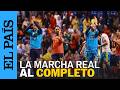 La REACCIÓN de los jugadores de LA ROJA al escuchar la versión LARGA del himno nacional