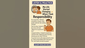My Life Changed When I Stopped Blaming Others | Learn English Bold | #english #learnenglishfast
