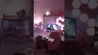 My dream gaming setup journey so far ✨ #cozygamingsetup #pinkgamingsetup #dreamsetup #gamingsetup