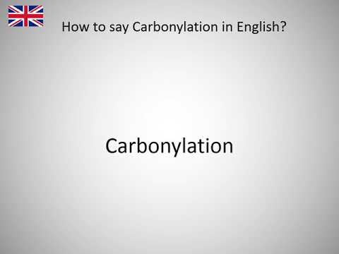 Video: Je, carbonylation inamaanisha nini?