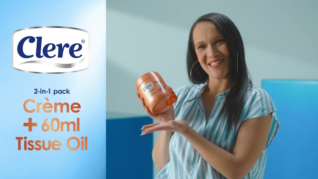 Clere’s 2-in-1 pack has an extra 60ml Tissue Oil for stretch marks. Try it, you’ll love it