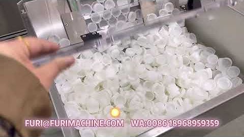 Cap lid closure camera vision inspection checking  defect rejection machine