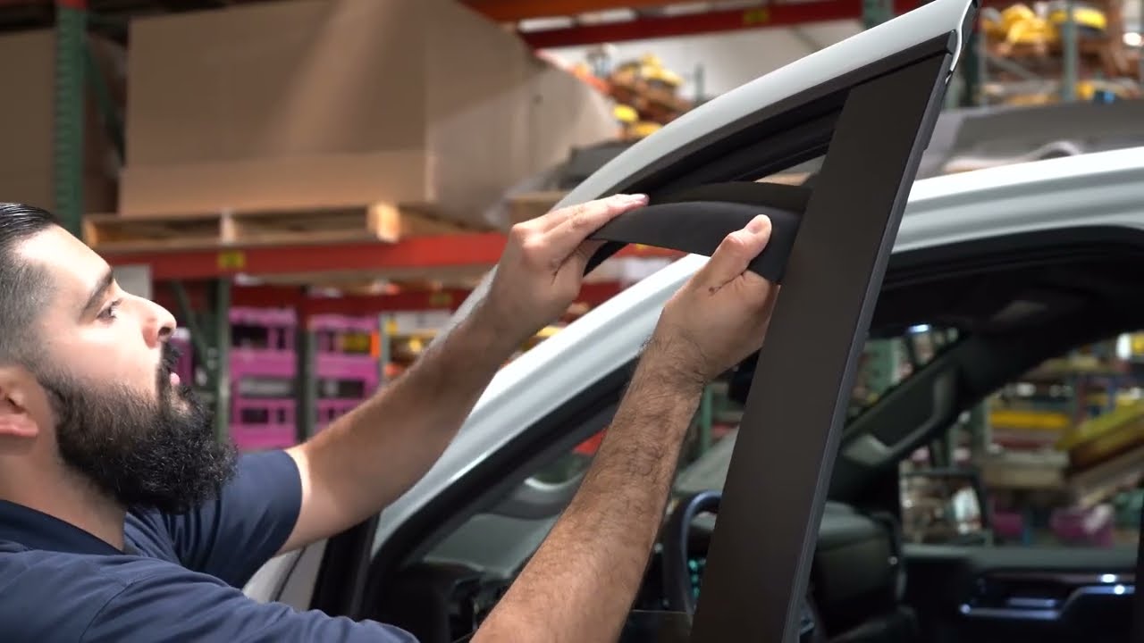 Установка дефлектора EGR в оконный проем