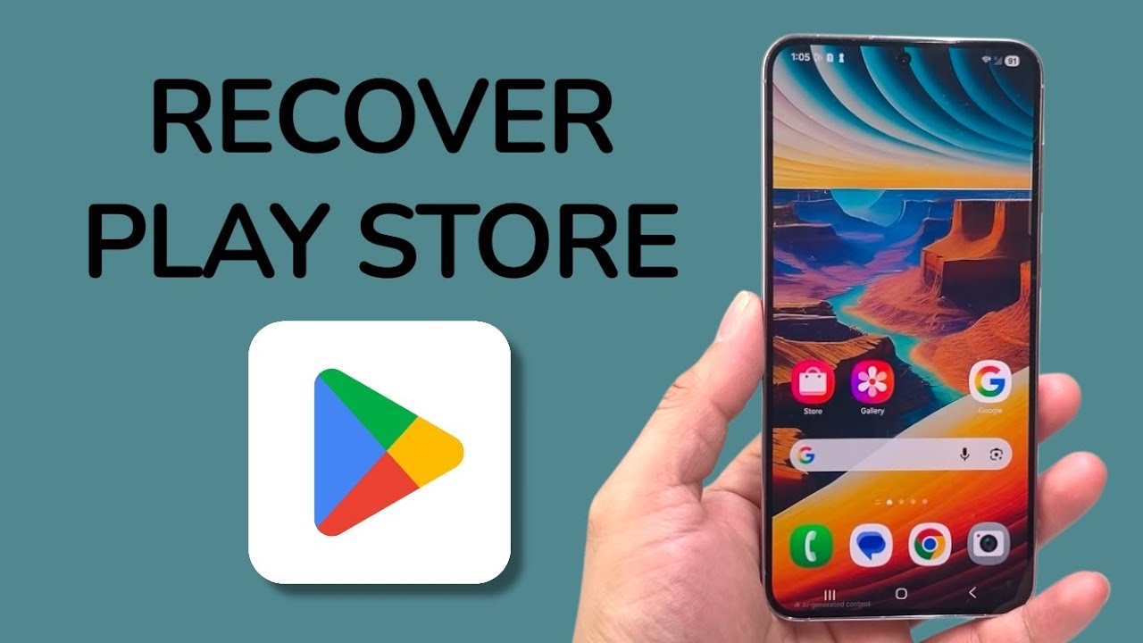 How To Recover Google Play Store On Android - YouTube