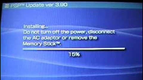 Psp firmware upgrade from 3.80 M33-5  to 3.90 M33