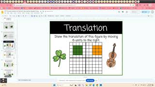 Geometric Transformations - St. Patrick's Day-Themed