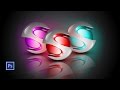 How to create FULL 3D logo design in Adobe Photoshop CC HD1080p