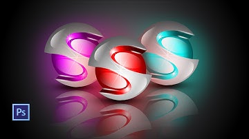 How to create FULL 3D logo design in Adobe Photoshop CC HD1080p