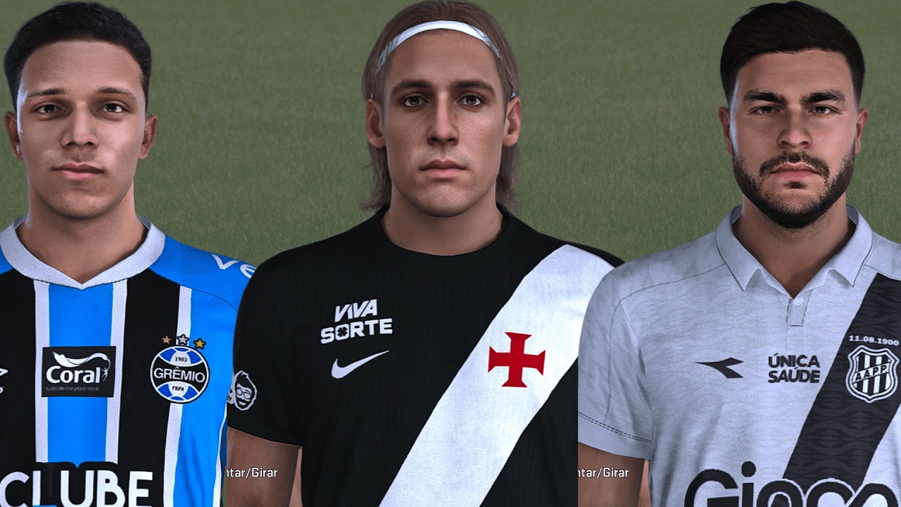 Маска для лица + татуировки — BR V137 | Вьери, Клаудио Спинелли и Криштиану | ПЕС 21 ПК