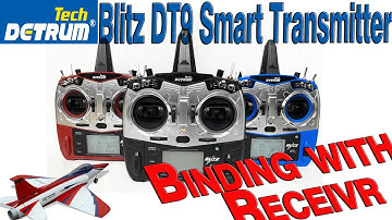 Detrum Blitz DT9 Transmitter Binding with Receiver