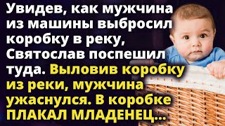 видео: Увидев, как мужчина из машины выбросил коробку в реку, Святослав поспешил туда Истории любви до слез картинка: Увидев, как мужчина из машины выбросил коробку в реку, Святослав поспешил туда Истории любви до слез