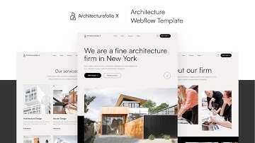 Architecturefolio X - Architecture Webflow Template | BRIX Templates
