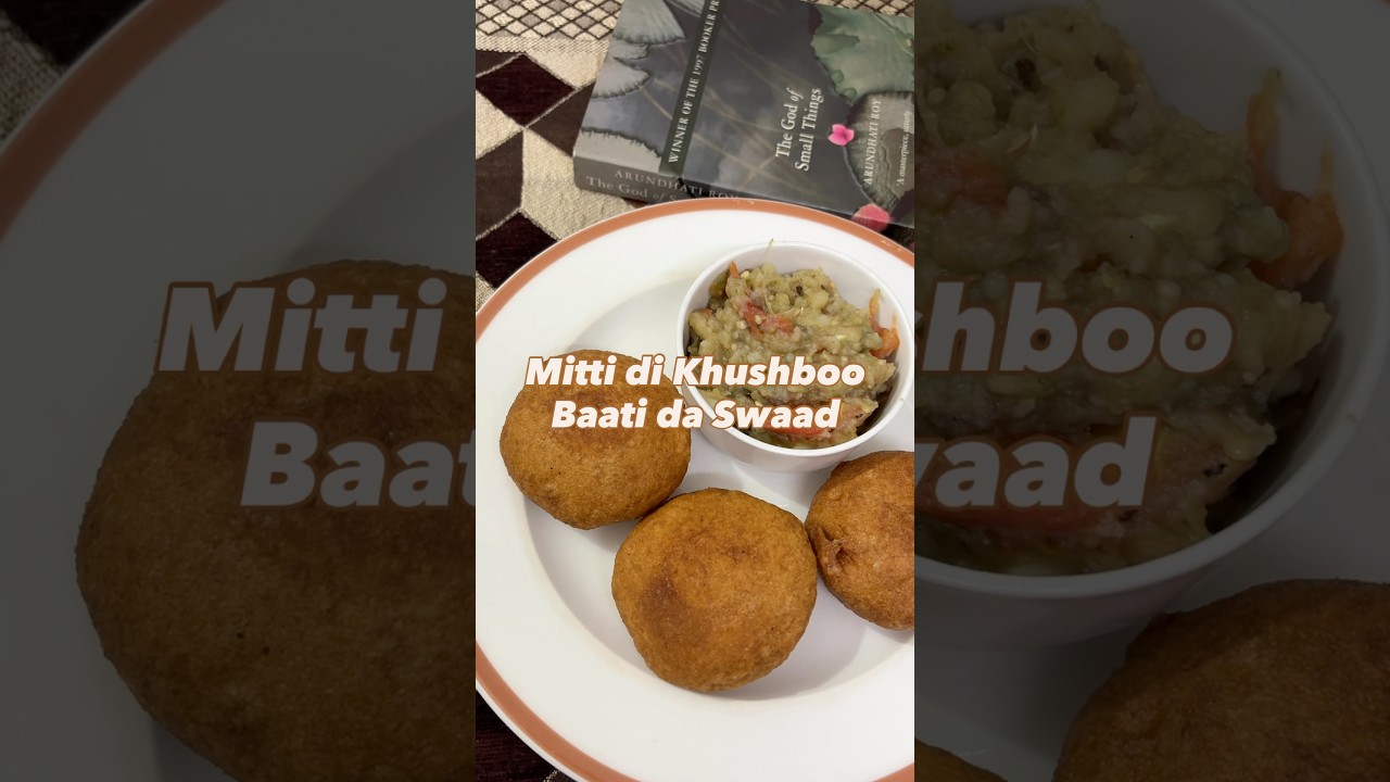 Rustic flavors of Bihar & UP in one plate – Baati Chokha magic 🍽️✨"