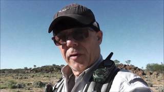 Tibooburra goldfields. My safety tip on why I wear snake guards.