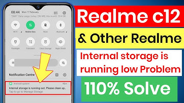 Internal Storage Is Running Low - Realme c12 & Other Realme Mobile Problem Solve 100%