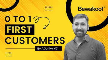 Do you know how @bewakoof9884 got their first customer?