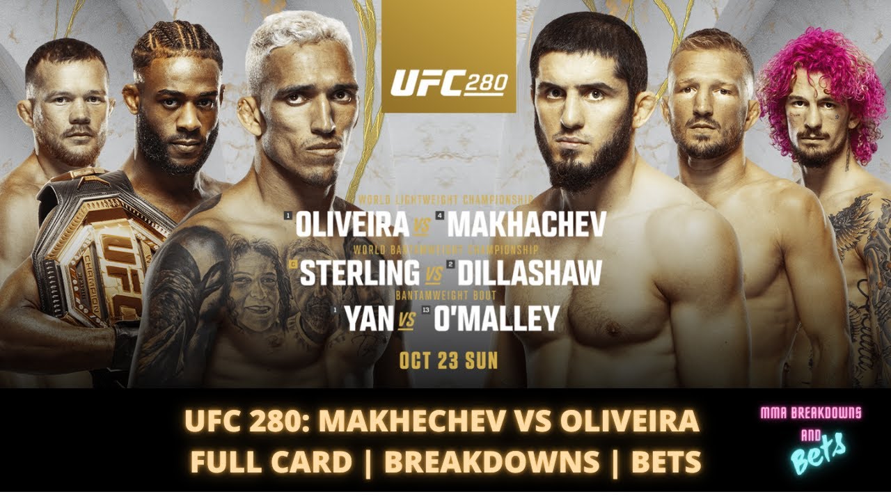 UFC 280 ISLAM MAKHACHEV VS CHARLES OLIVEIRA FULL FIGHT PREDICTIONS BETS