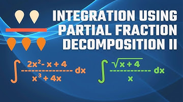 Two more examples on integrals using partial fraction decomposition