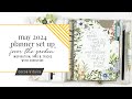 "From the Garden" May 2024 Planner Set up with Christine at Cocoa Daisy