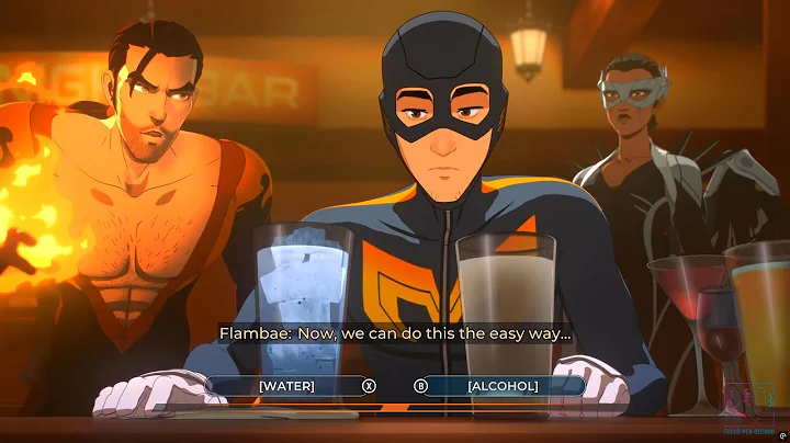 Throw Alcohol or Water at Flambae - All Choices & Dialogues Scenes | Dispatch