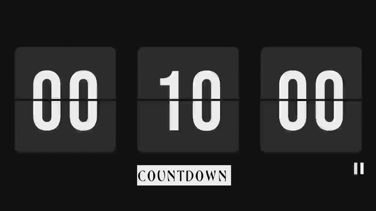 10 minute | 10 mint Countdown stopwatch | Loud alarm clock - YouTube