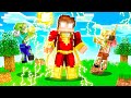 PLAYING as SHAZAM in MINECRAFT!