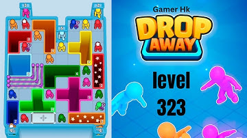 Drop Away level 323 hard level Walkthrough Solution 