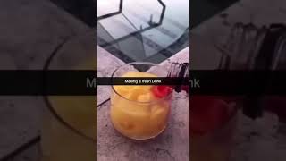 Making a fresh drink