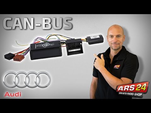 Car radio installation in the Audi - Active System - CAN BUS - Steering Wheel Remote Control