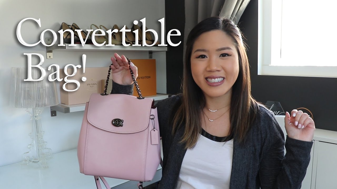 COACH PARKER Convertible Backpack Purse Large 18 | Review & What Fits  Inside & Mod Shots - YouTube