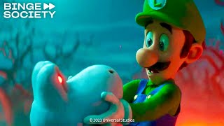 The Super Mario Bros Movie (2023): Creepy Dry Bones Attacks Luigi