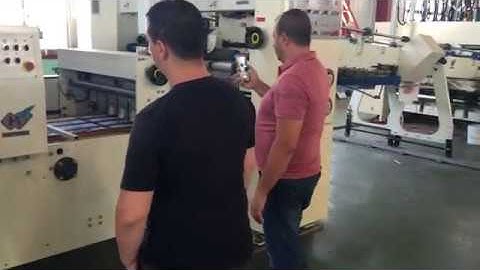 HS-B flexo 4 color folder gluer machine (test before delivery)