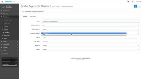 How to Install PayPal Standard - OpenCart 2.0 - 2.X Video Tutorials for Beginners 019