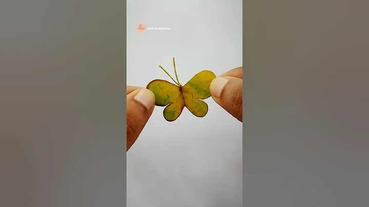 🌿🦋 Creative Leaf Butterfly | Simple DIY Craft Idea