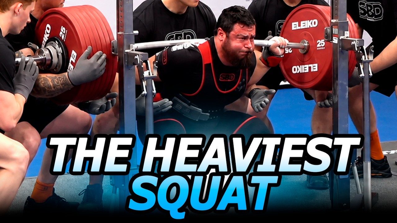 Ilyes Bentalha: The HEAVIEST 105kg Squat in Powerlifting History