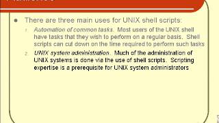 Unix shell scripting tutorial for beginners Introduction Part 1