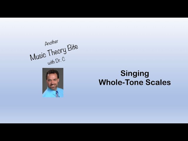 Tak jeg er enig Hård ring Singing Whole Tone Scales - YouTube