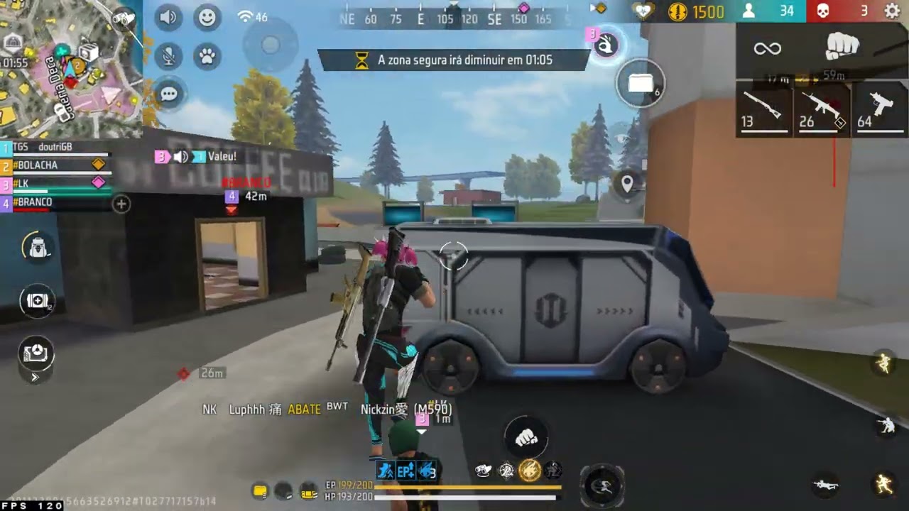 AMASSANDO TODOS 👻 - HIGHLIGHTS EM CAMPEONATOS! EMULADOR FREE FIRE 👑