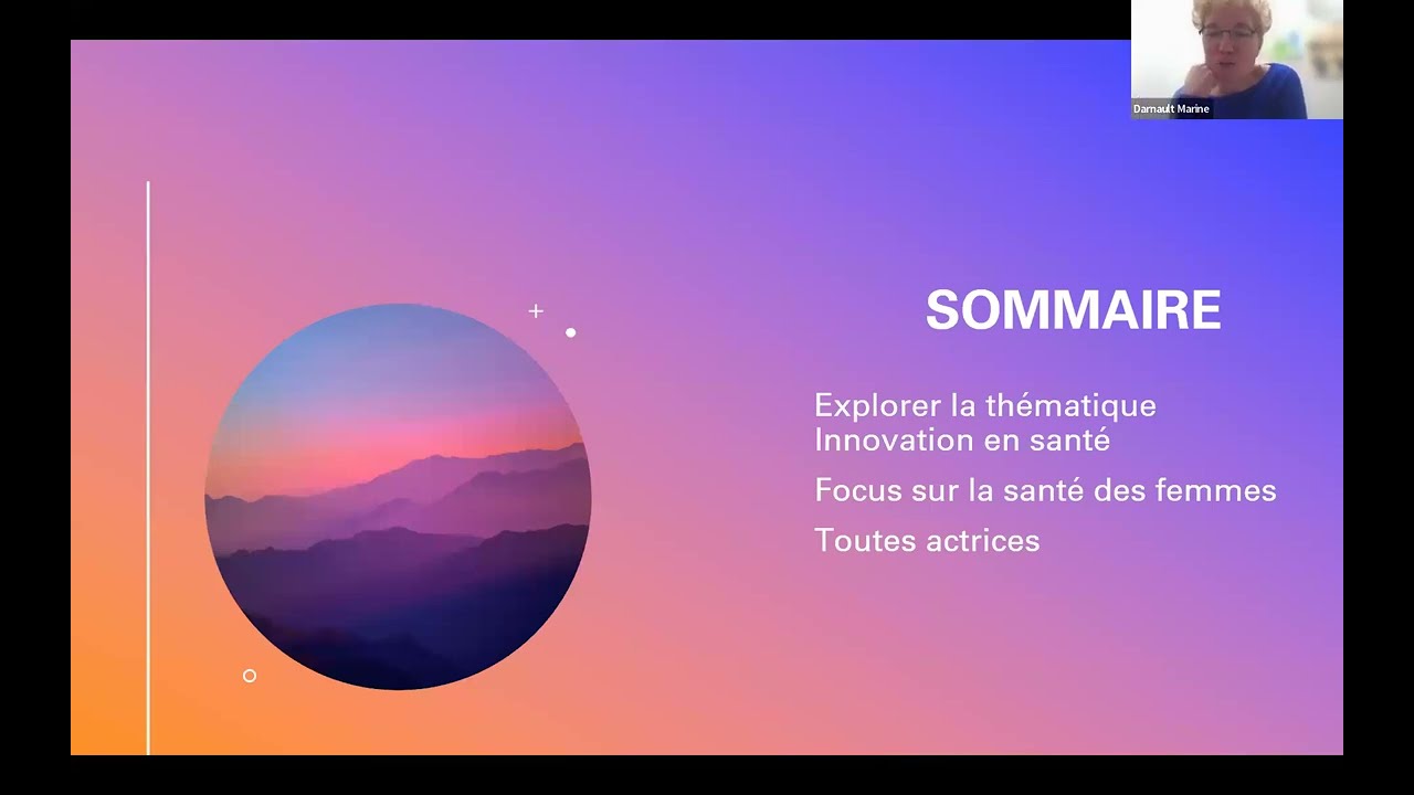 Atelier: La place des femmes dans l'innovation en santé